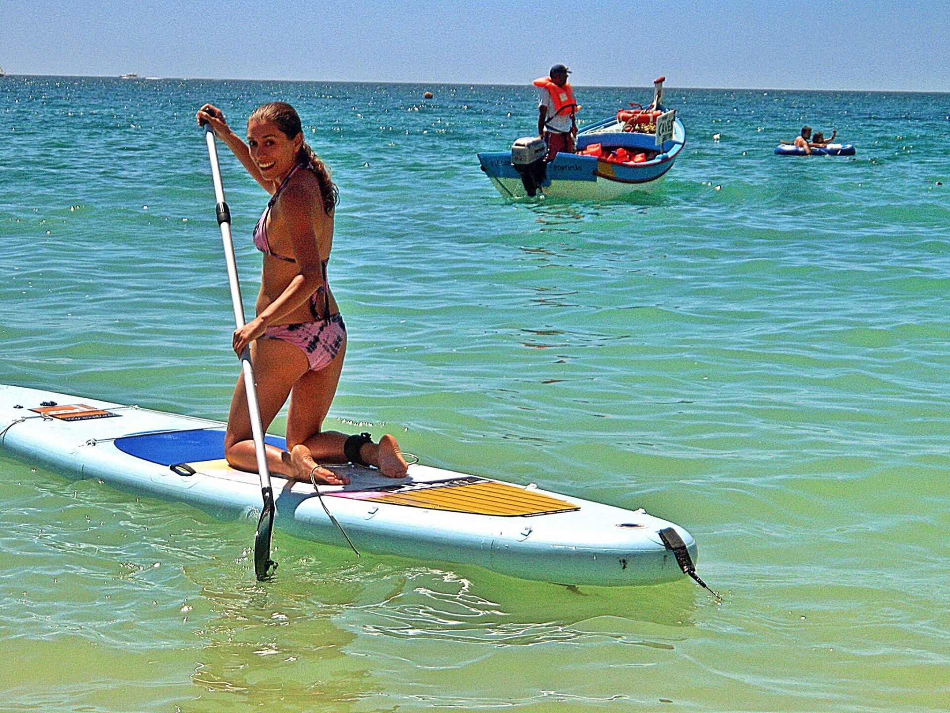 paddle-board in the Algarve