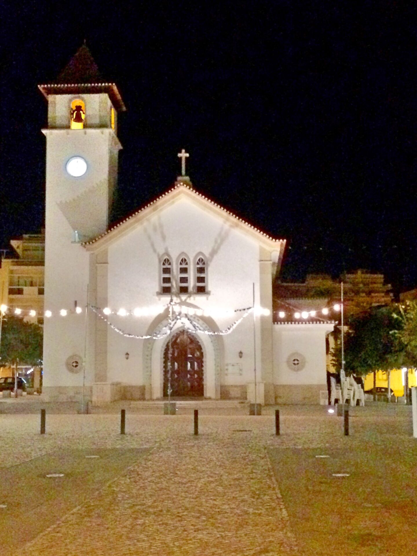Church at night Algarve