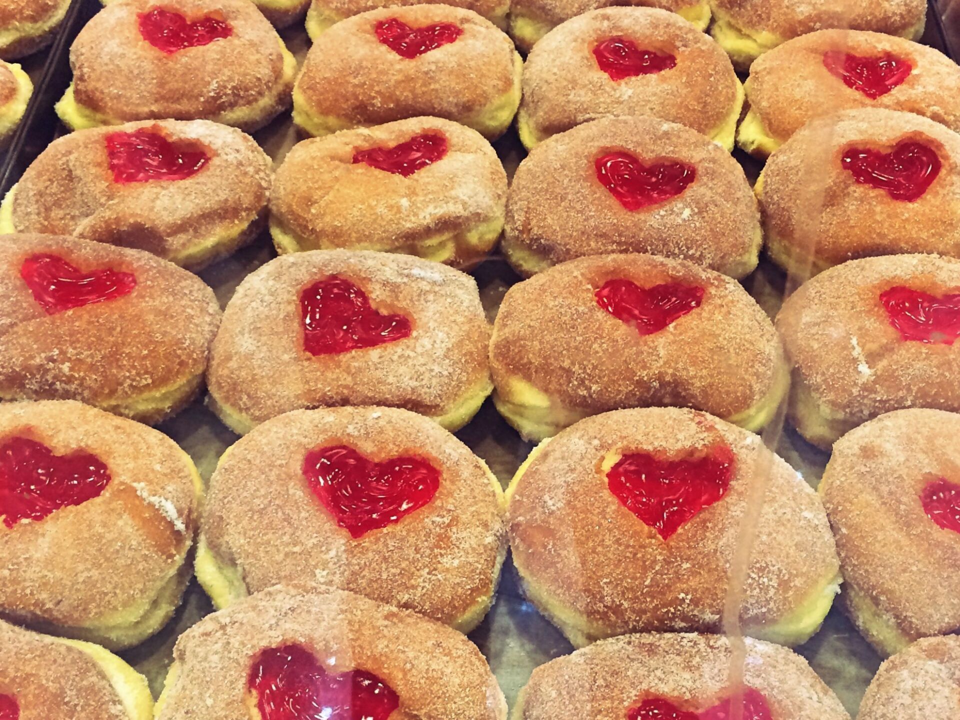 Valentine's bolas de Berlim