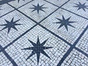 Calcada portuguesa estrelas