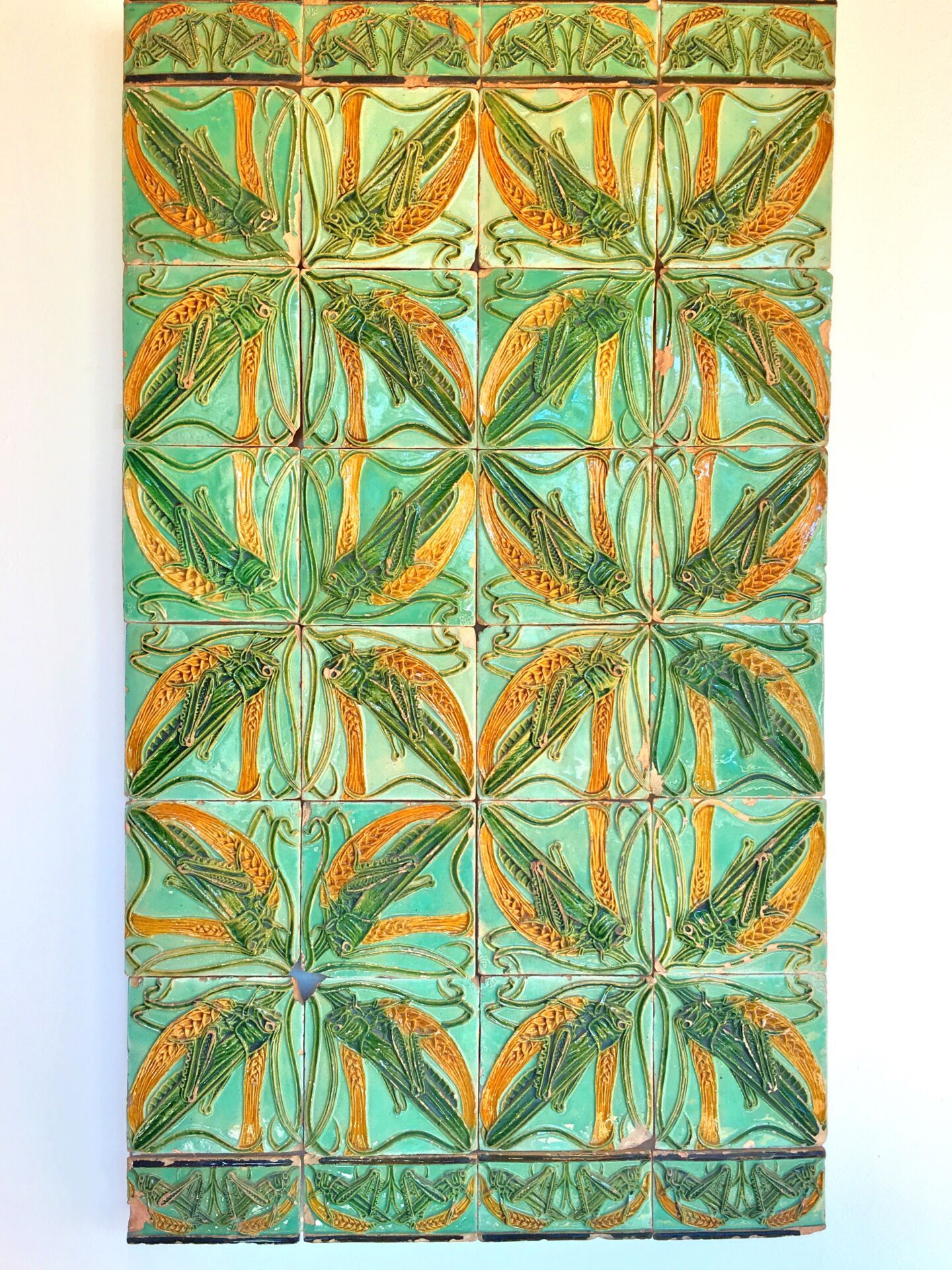 Art Nouveau tiles