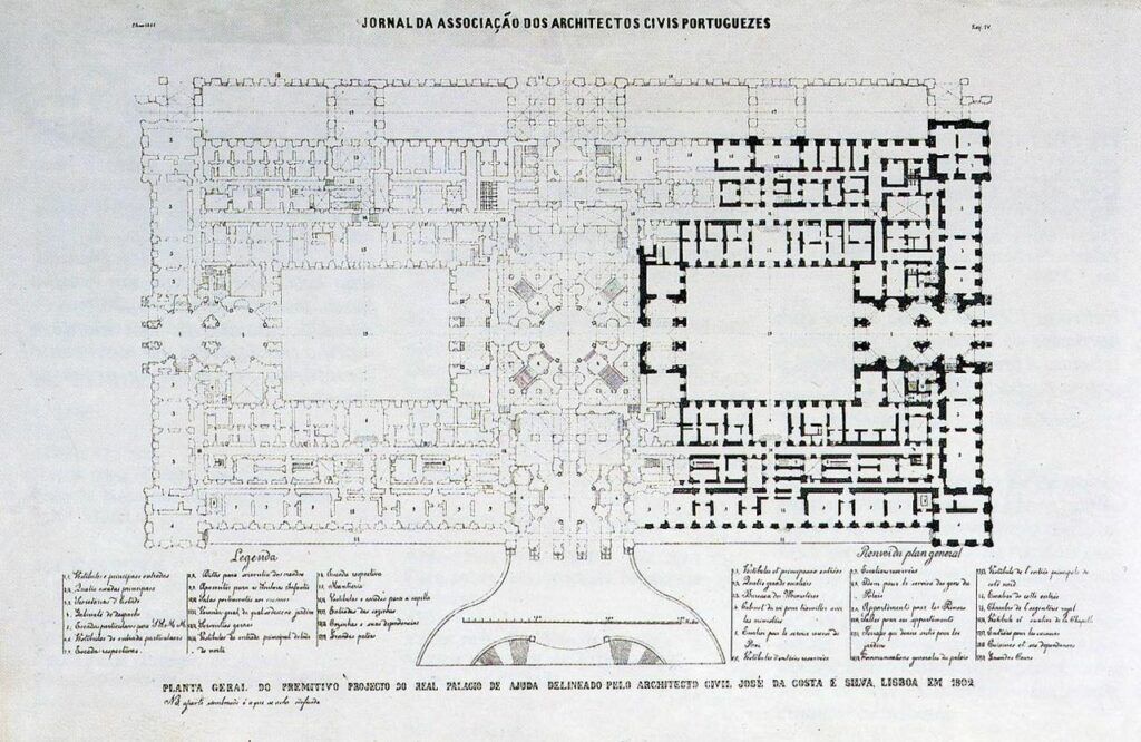 Blueprint Palacio Nacional da Ajuda