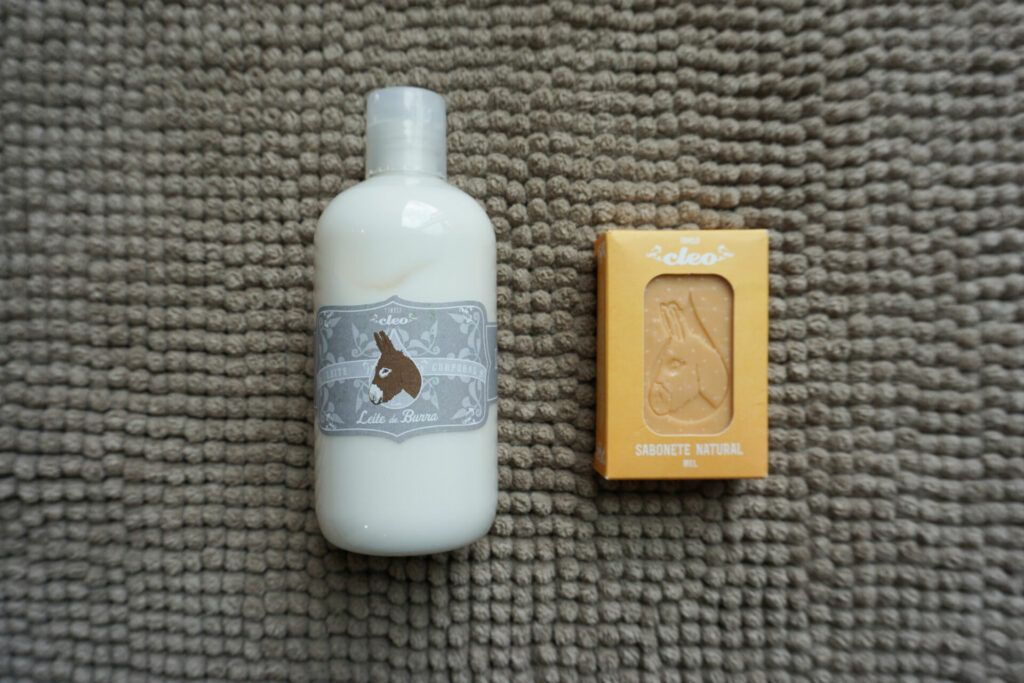 Donkey body lotion and soap Lusophile