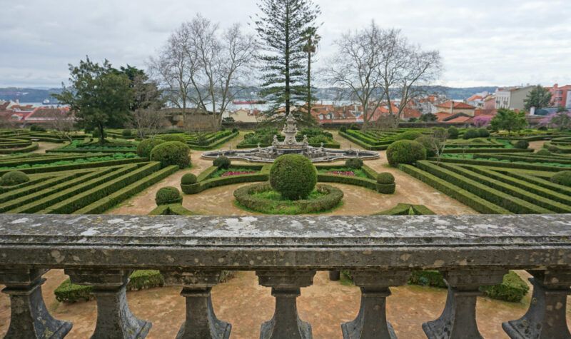 Overlooking the Ajuda Botanical Garden