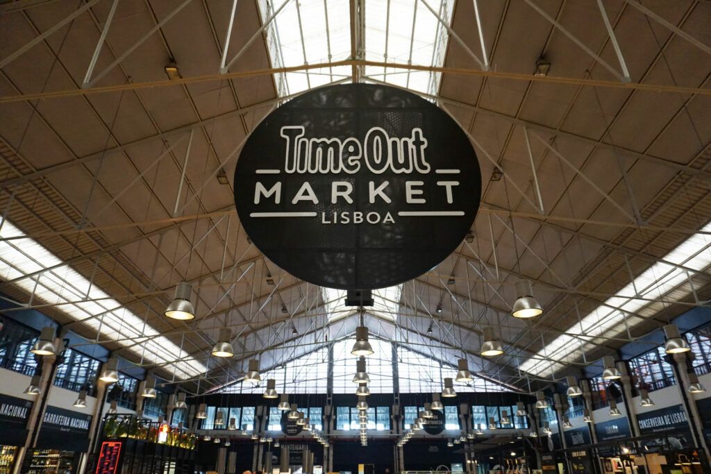 TimeOut Market sign