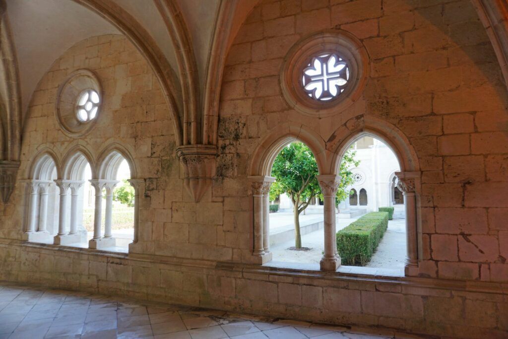 Alcobaça Monastery inner walls