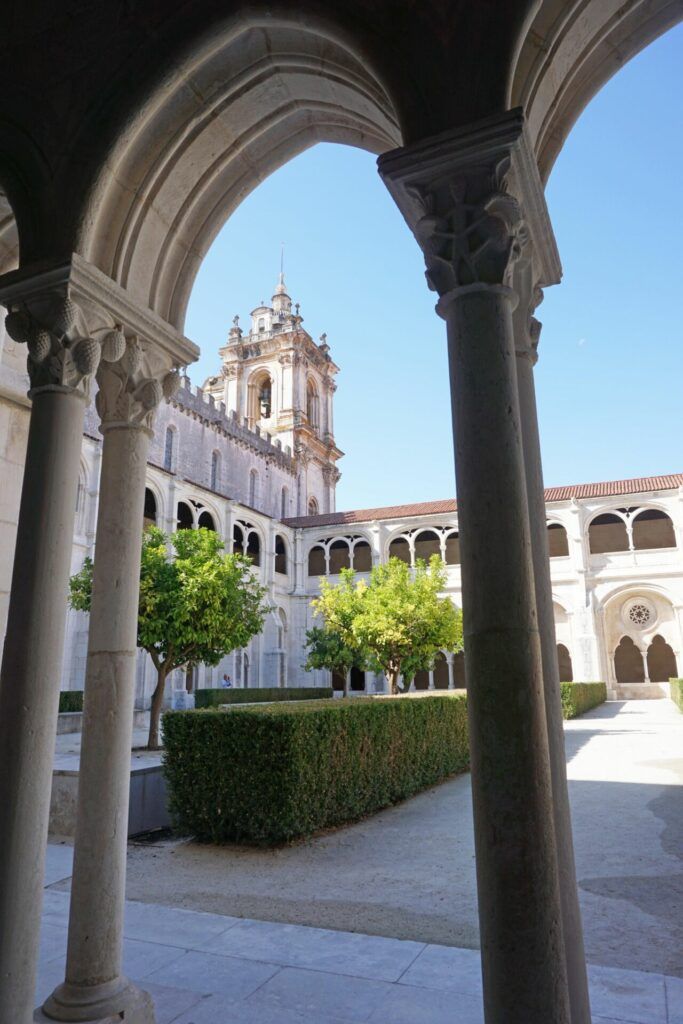 Alcobaça Monastery courtyard