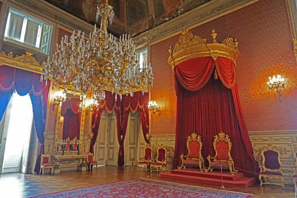 Throne room Palacio da Ajuda