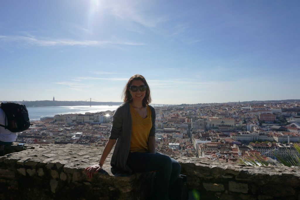 At the Castelo de S Jorge