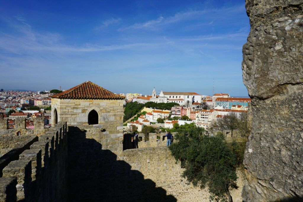 The Graça neighborhood in the background