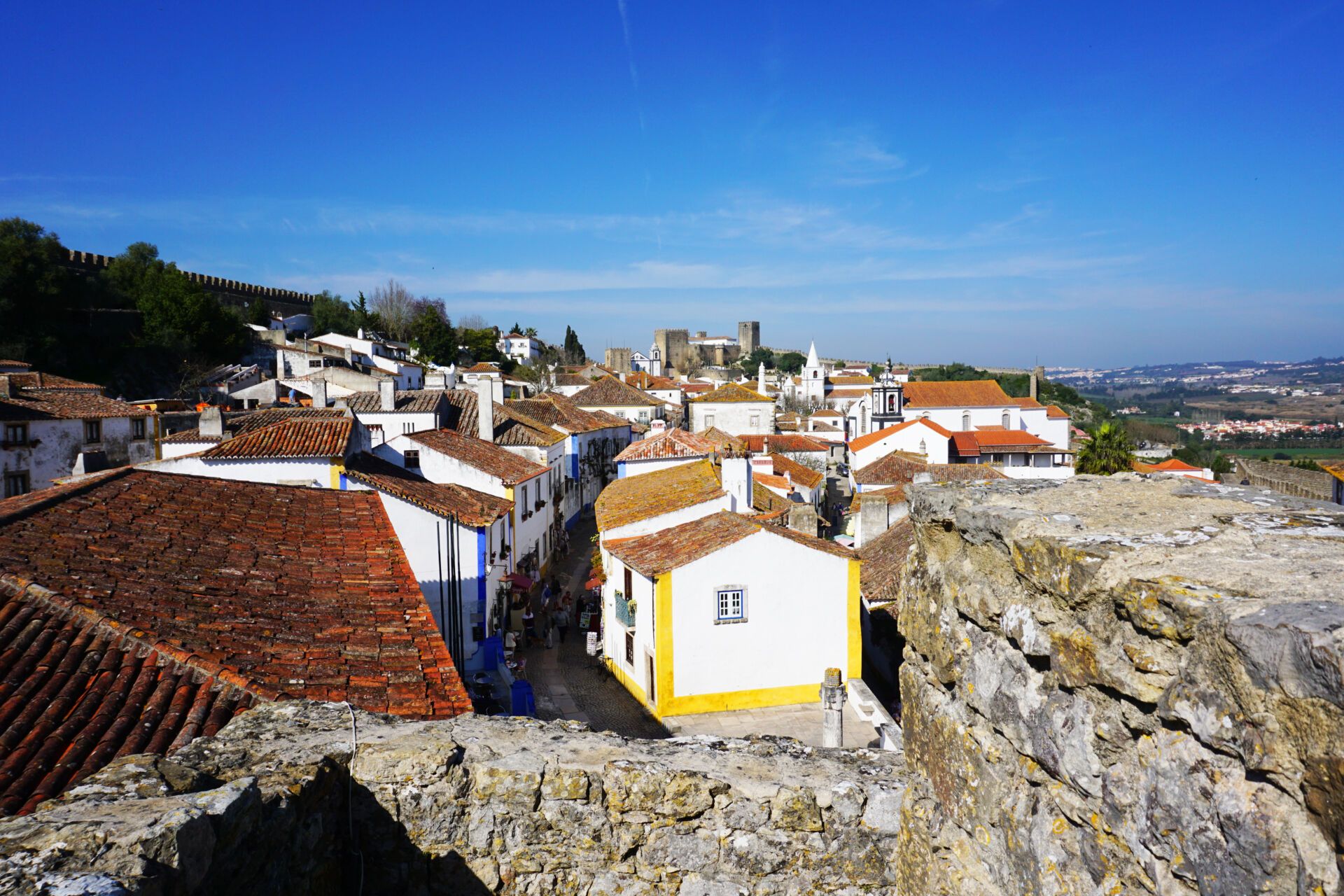 Obidos from the castle walls