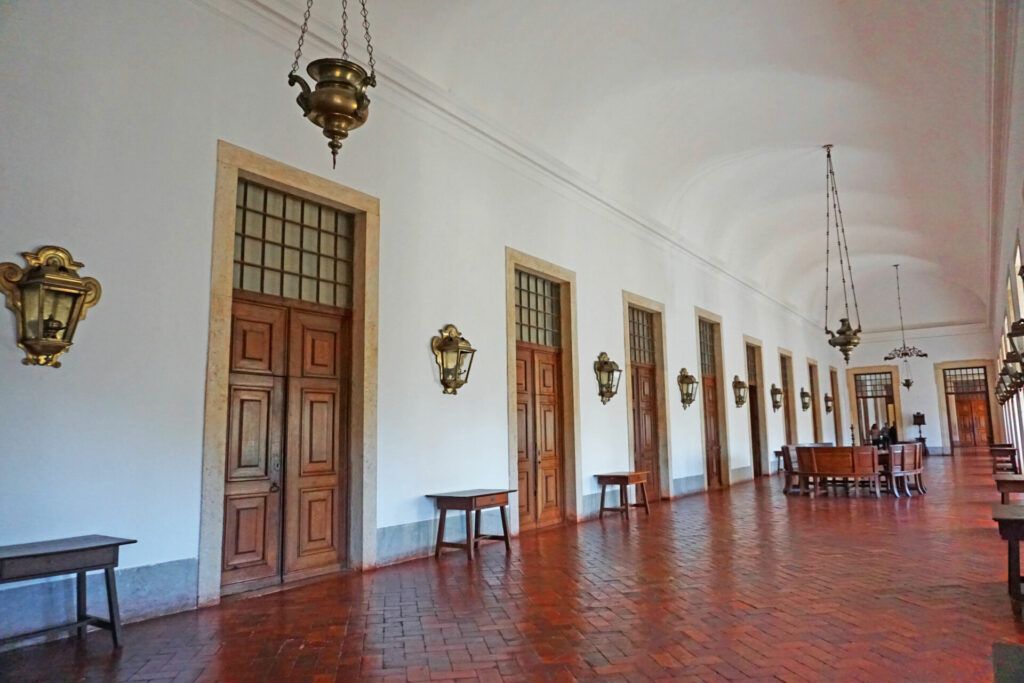 Red floors Mafra National Palace