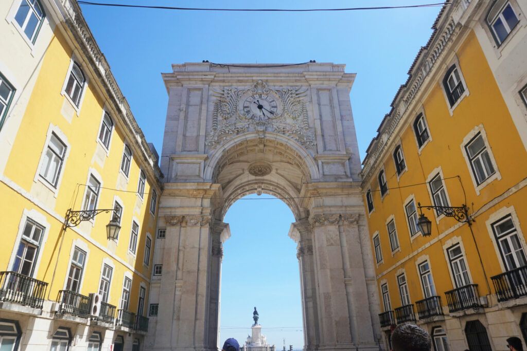 View of the Arco da Rua Augusta