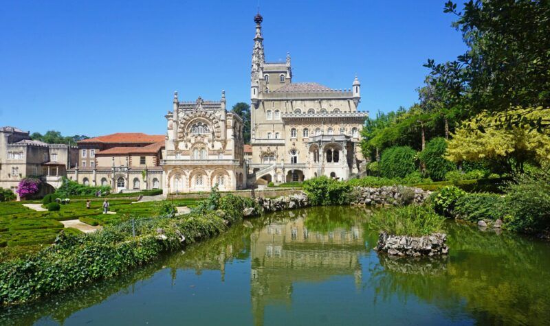 Buçaco palace hotel view