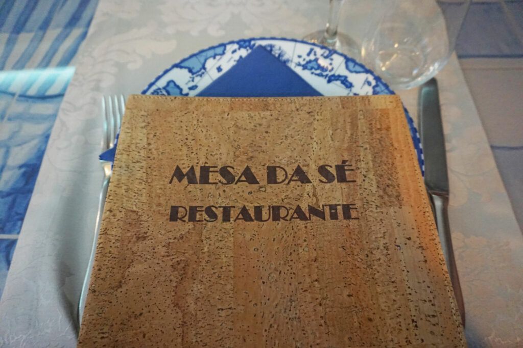 Mesa da Sé menu