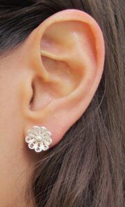 Diana earring silver 4