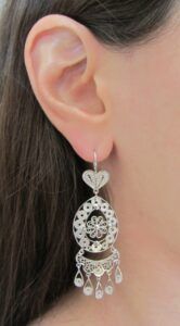 Fatima Earrings Silver 3
