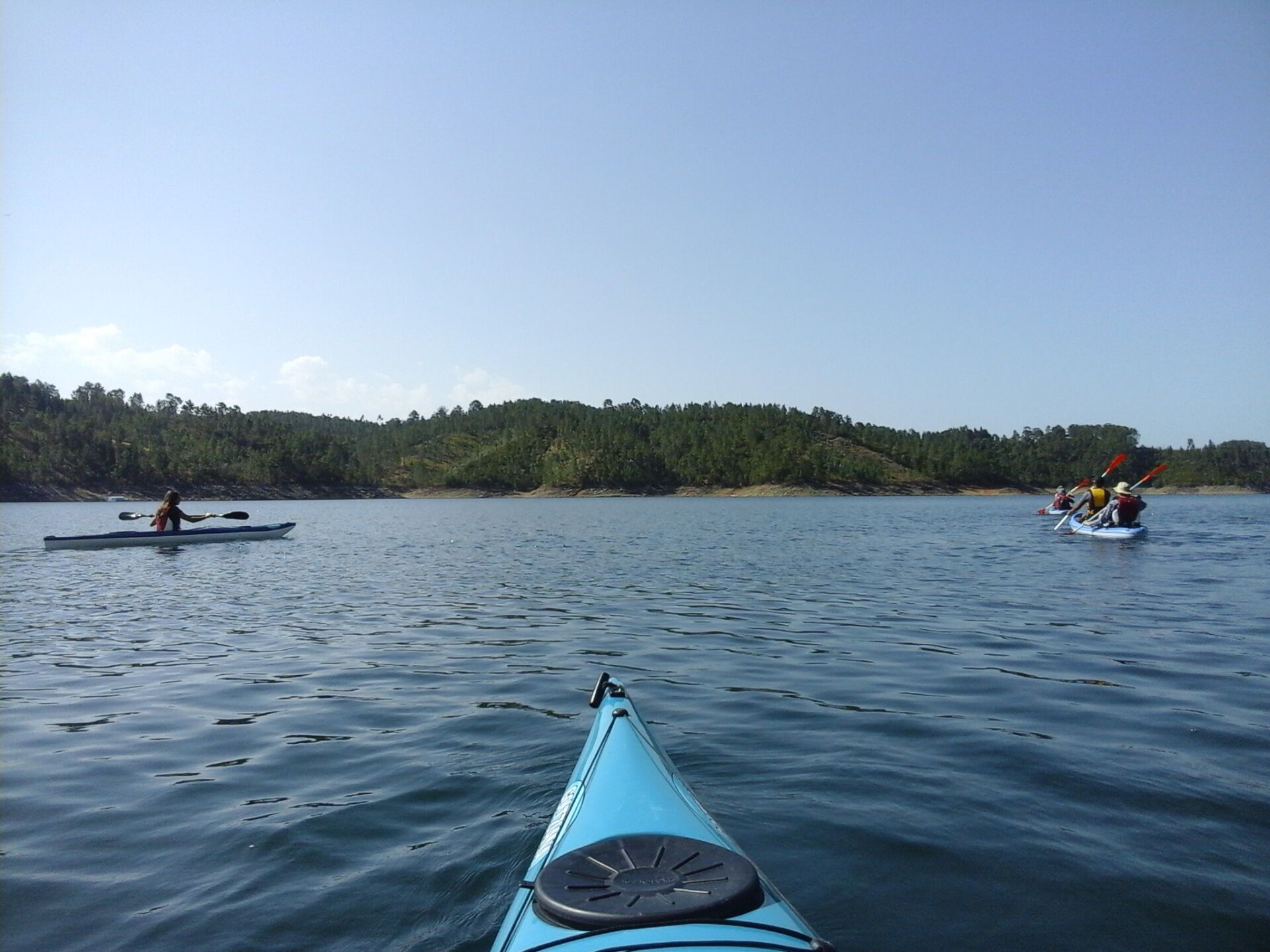 Heading to the island