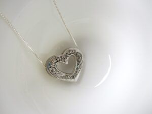 Lidia necklace silver 3