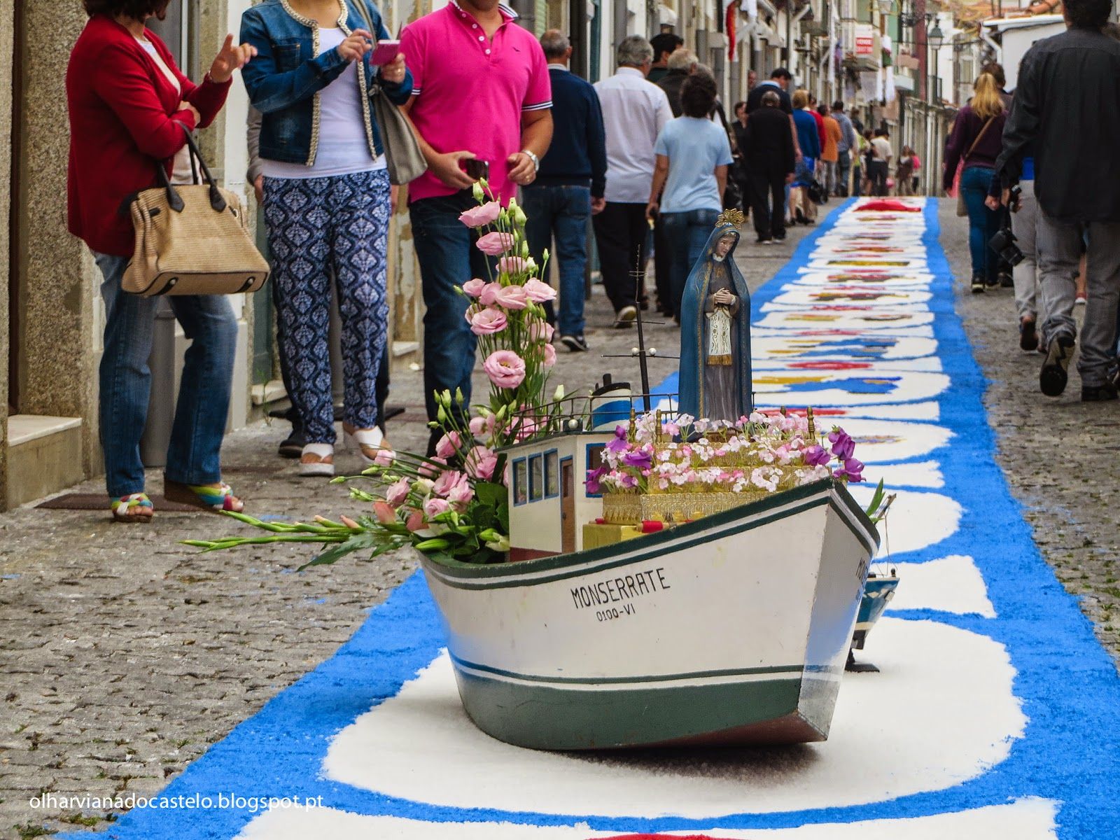 Salt carpet in Viana do Castelo