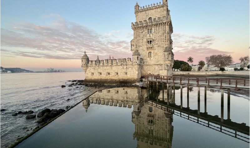 Torre de Belem reflection