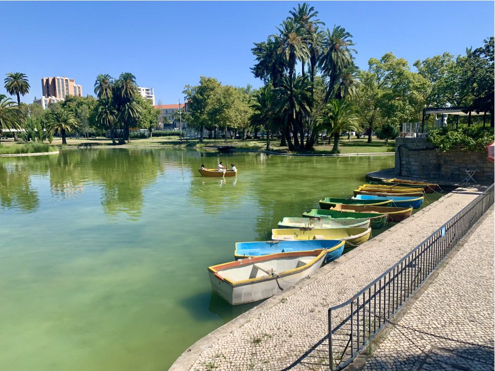 Boats in Campo Grande, Lisbon