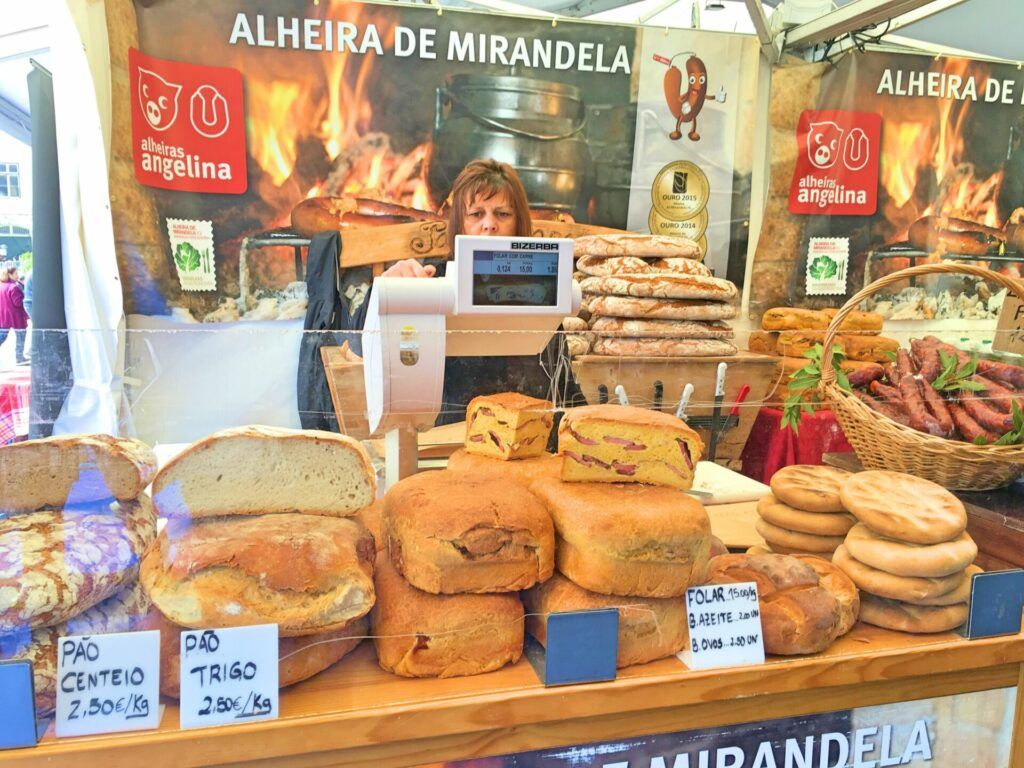 Bread at the Mercado da Baixa