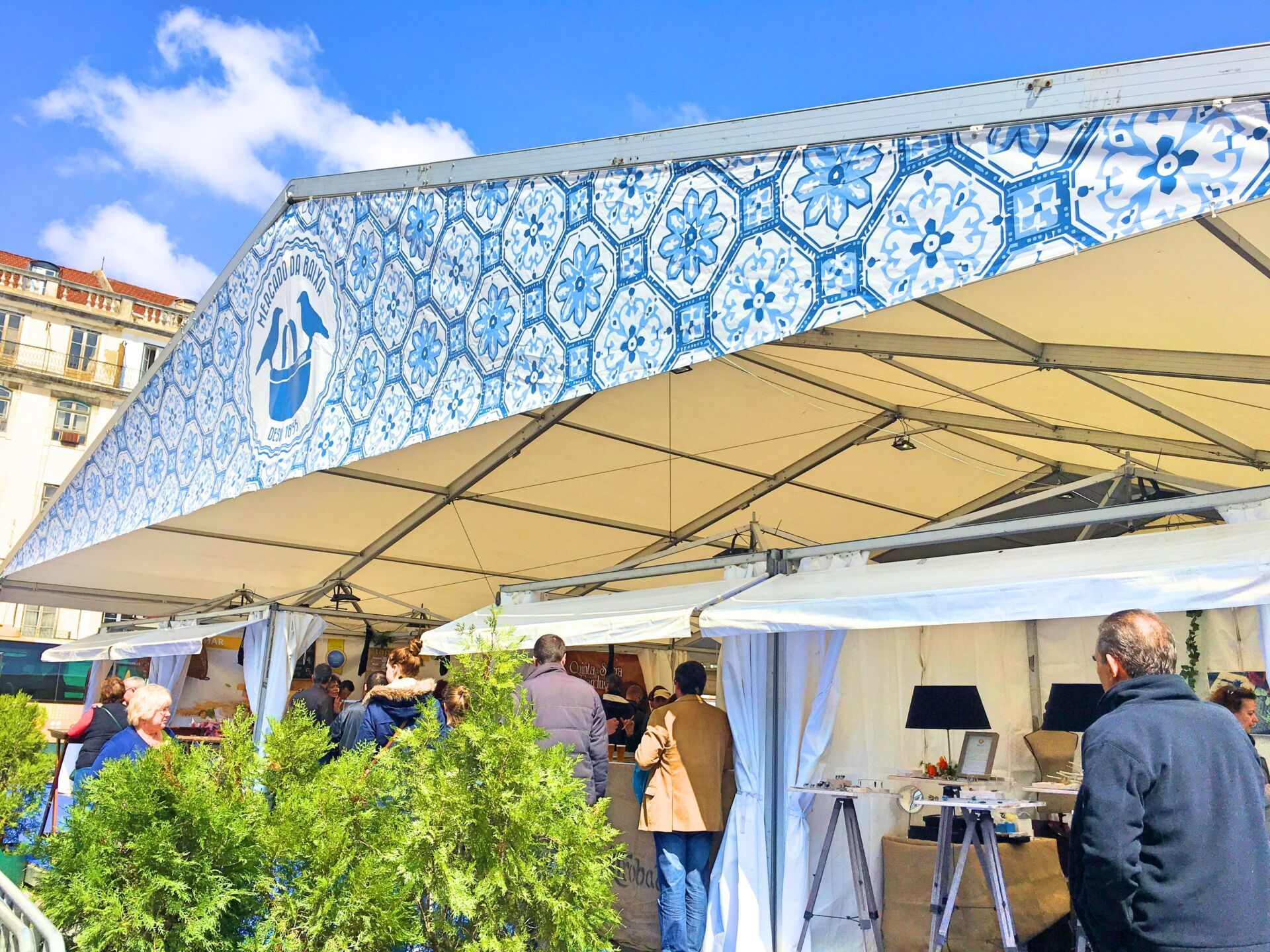 Mercado da Baixa Food tent