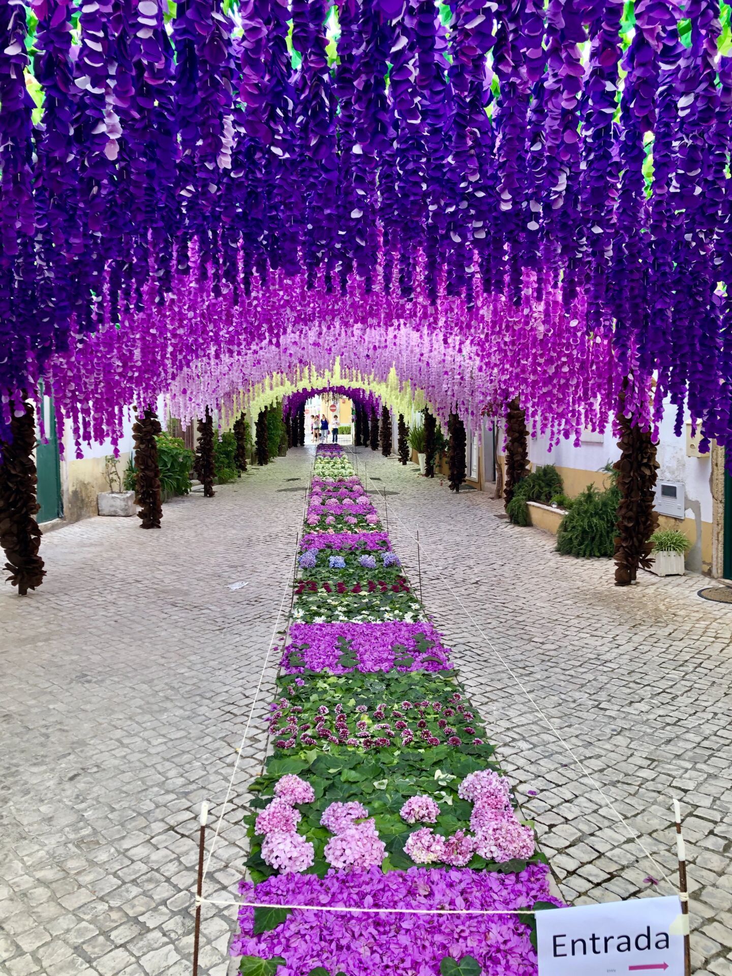 Festa dos Tabuleiros lilas