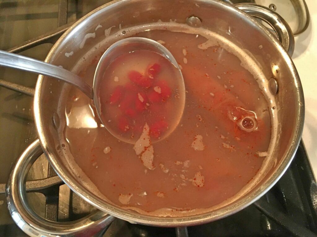 Step 1: Chourico & beans