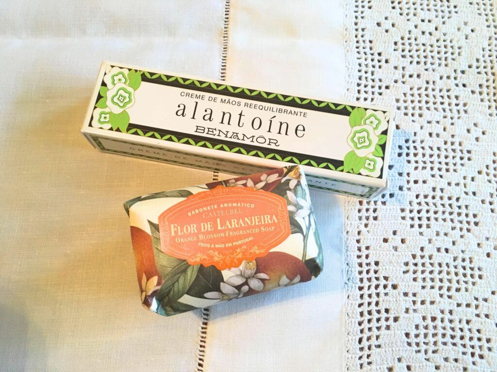 Soap and hand cream