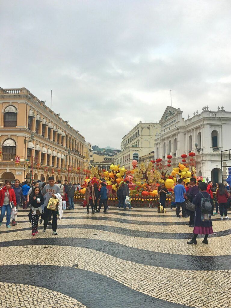 Portuguese calçada Macau