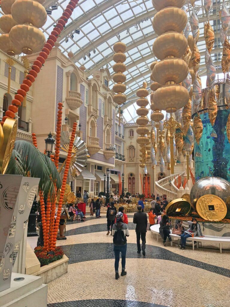 Indoor mall in Macau