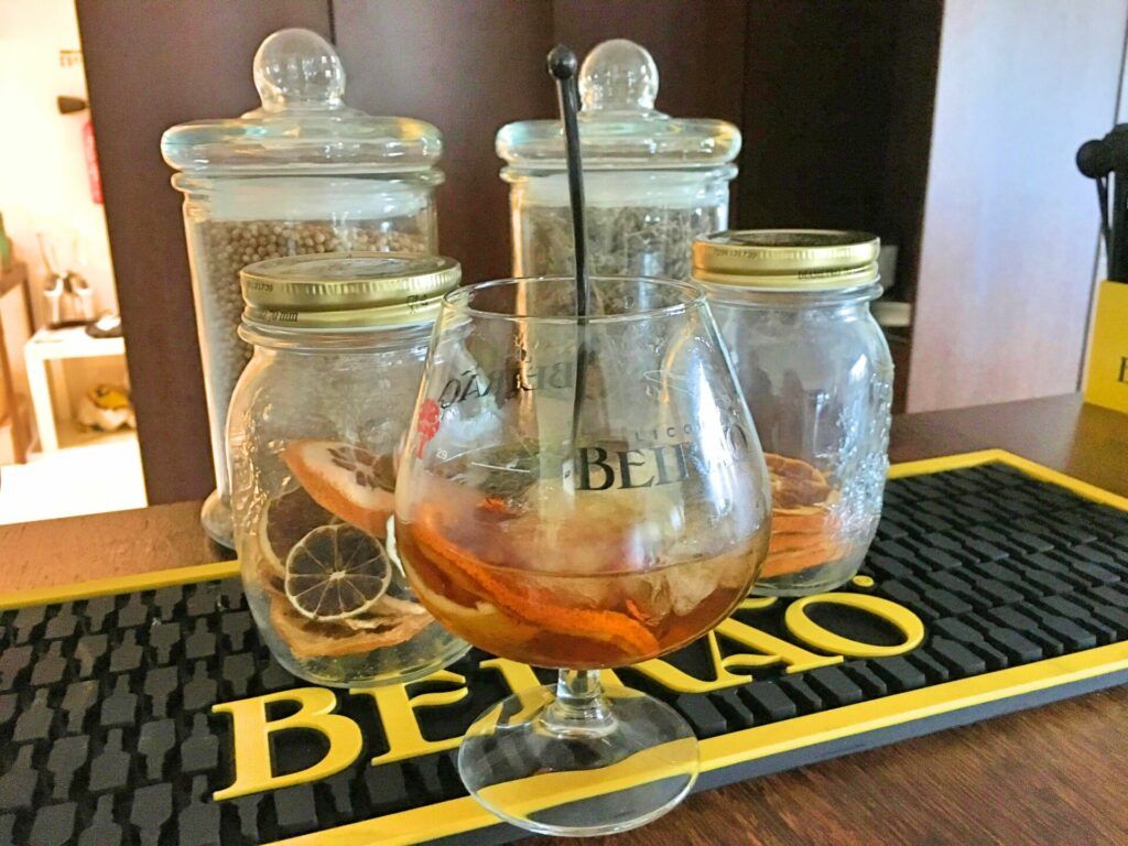 Licor Beirão cocktail
