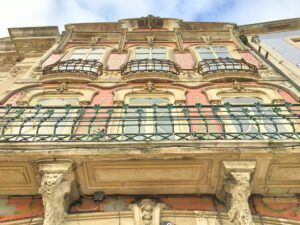 Aveiro Art Nouveau facade