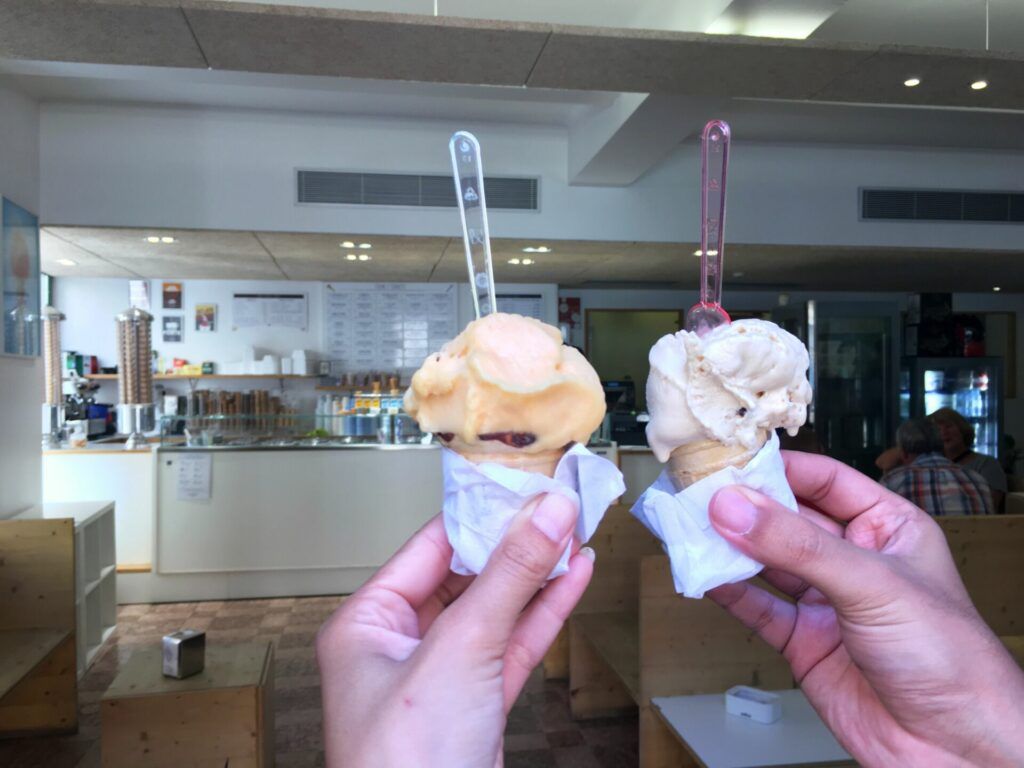 Ice cream and sorbet Gelato Davvera