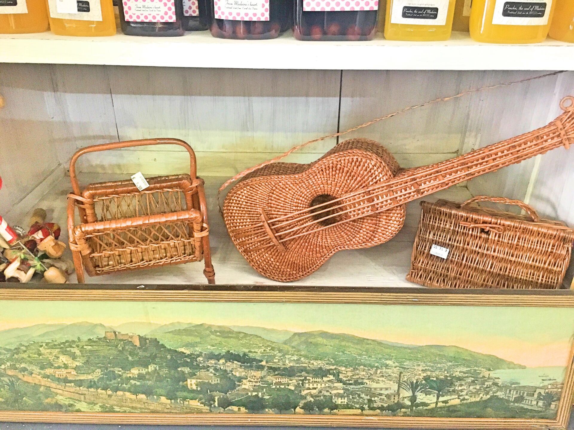 Traditional wicker pieces