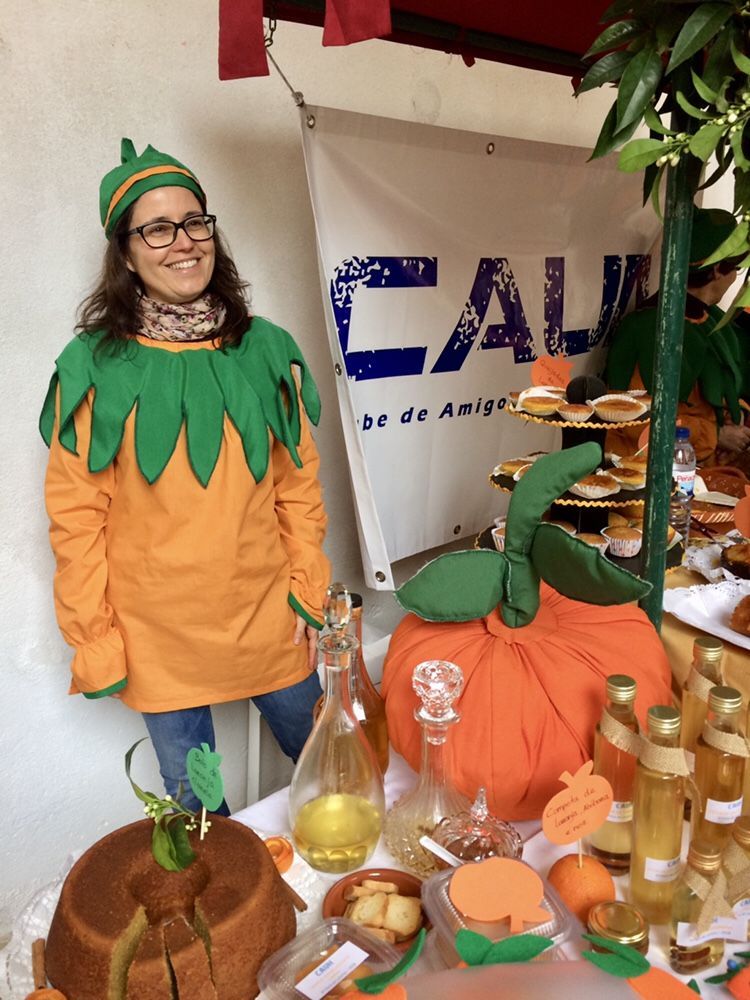 Portuguese orange stall